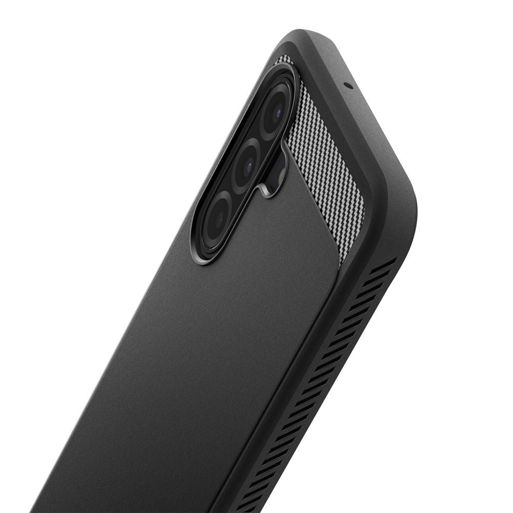 Puzdro pre Samsung Galaxy A17 4G / A17 5G, Spigen, Rugged Armor, Čierne ACS09844