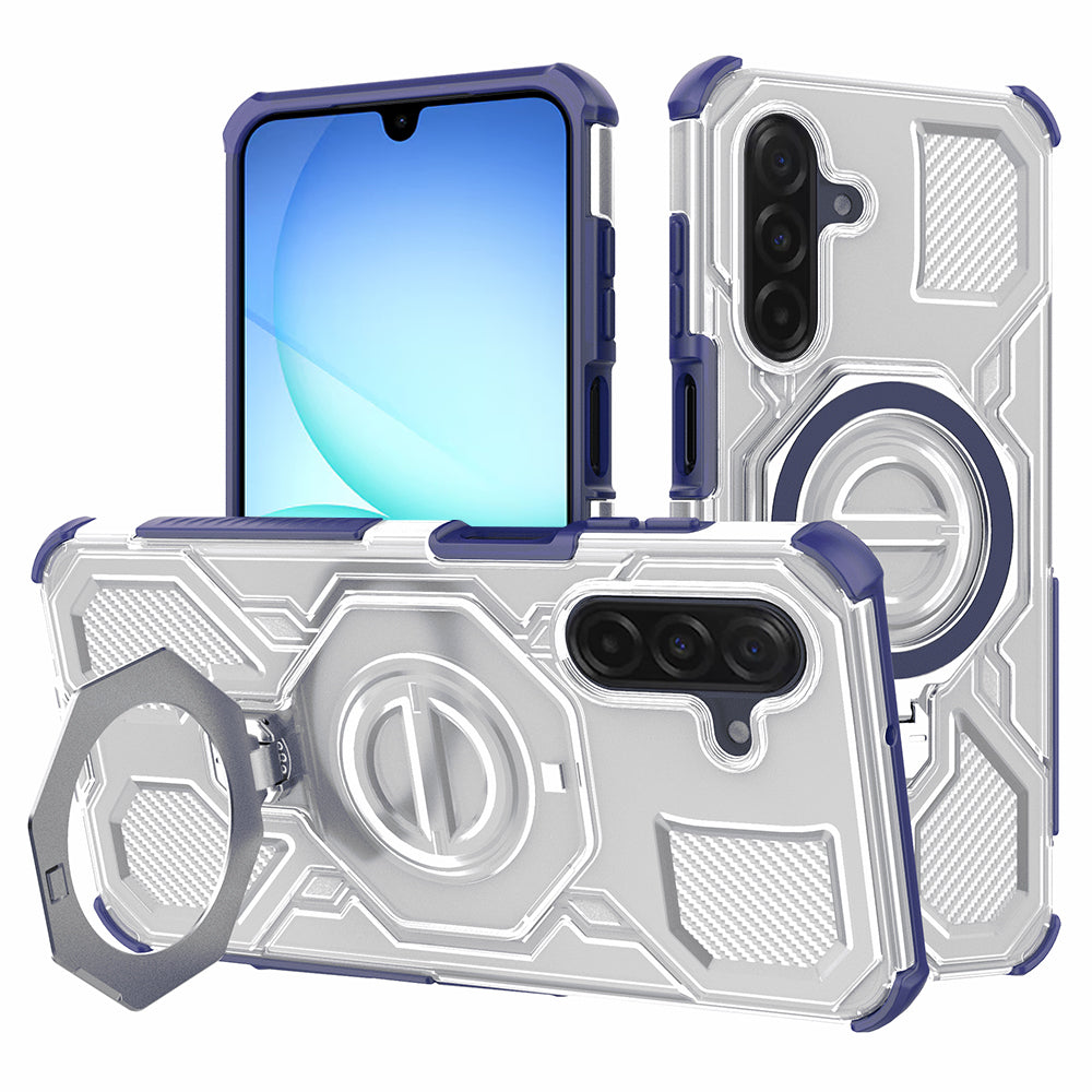 Puzdro pre Samsung Galaxy A17 4G / A17 5G, Techsuit, Carbon Shield Pro, Modrá