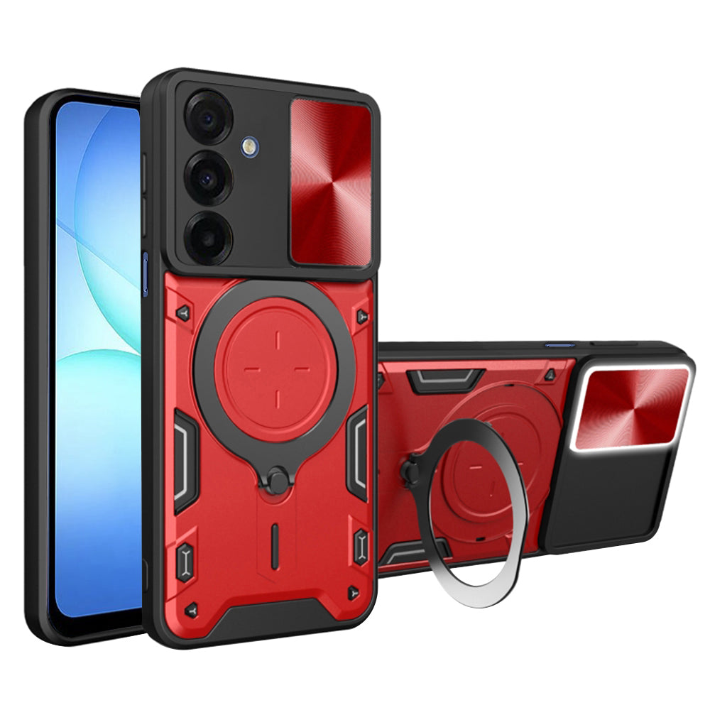 Puzdro na Samsung Galaxy A17 5G, Techsuit, CamGuard Pro, červené