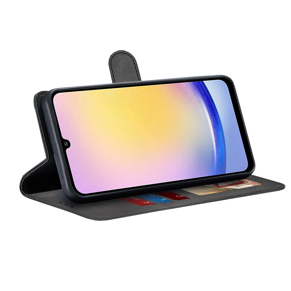Puzdro pre Samsung Galaxy A25 A256, Techsuit, Diary Book, Čierne