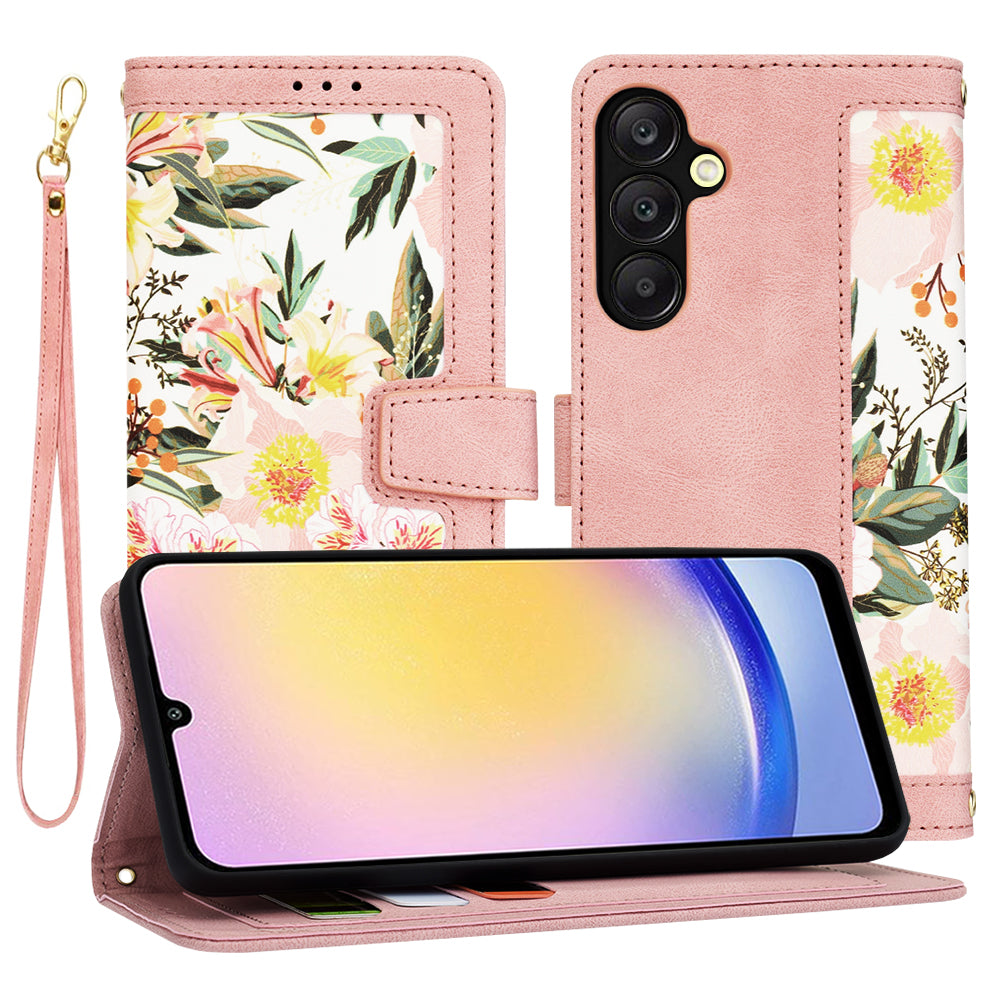 Puzdro pre Samsung Galaxy A25 A256, Techsuit, FlipCraft, Ružové
