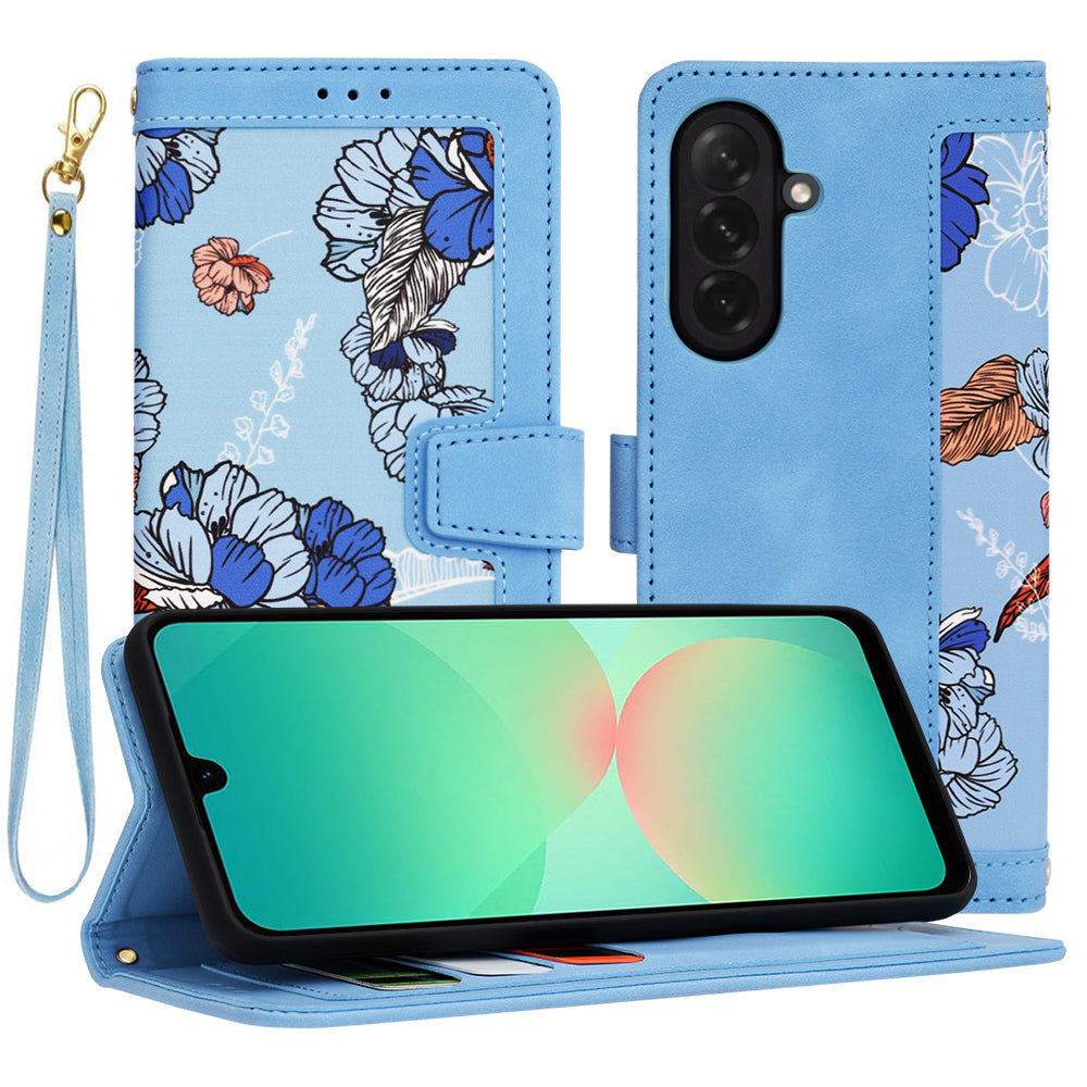 Puzdro pre Samsung Galaxy A26 A266, Techsuit, FlipCraft, Modrá