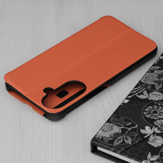 Puzdro pre Samsung Galaxy A27 5G, Techsuit, eFold, Oranžové