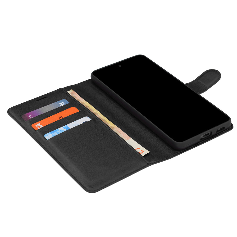 Puzdro na Samsung Galaxy A27 5G, Techsuit, kožené folio, čierne