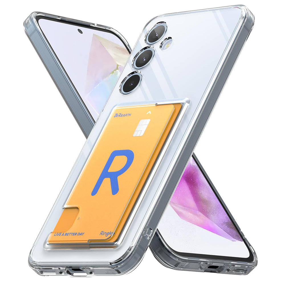 Puzdro pre Samsung Galaxy A35 5G A356, Ringke, Fusion Card, Priehľadné