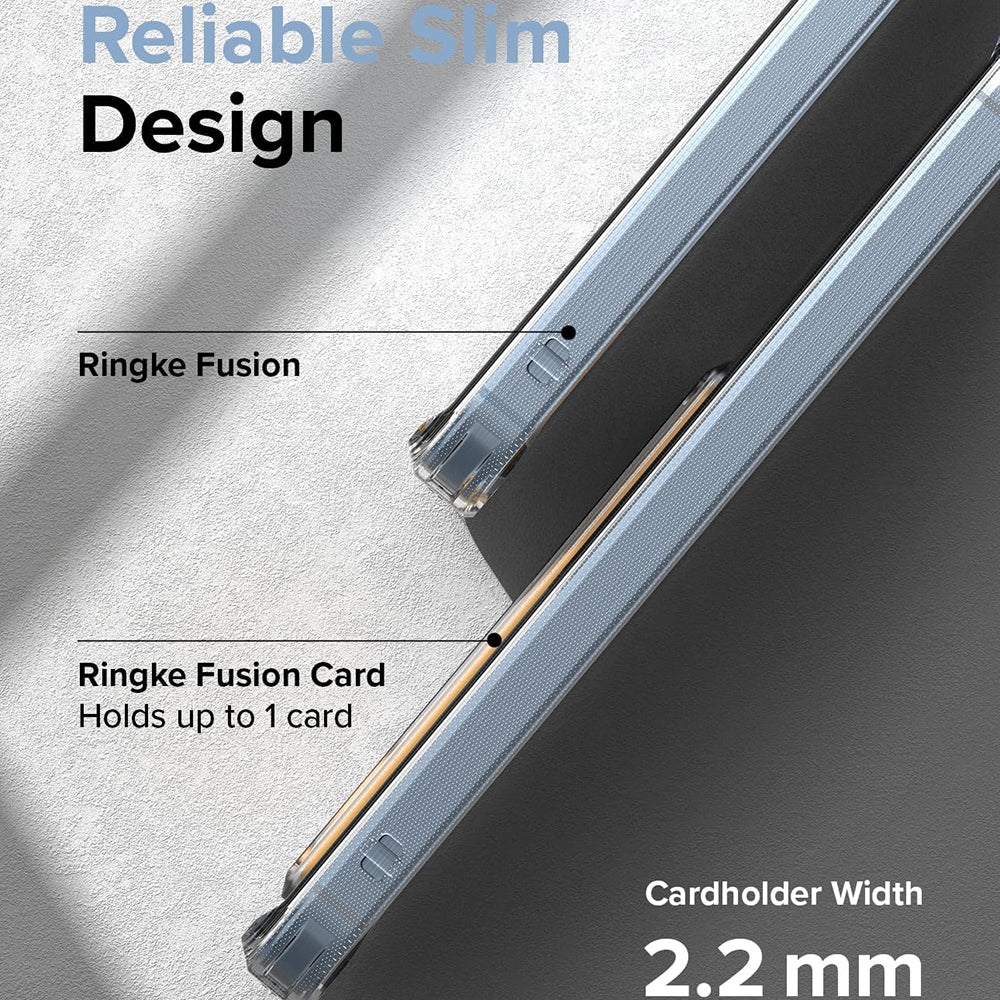Puzdro pre Samsung Galaxy A35 5G A356, Ringke, Fusion Card, Priehľadné