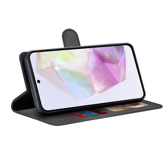 Puzdro pre Samsung Galaxy A36 A366, Techsuit, Diary Book, Čierne