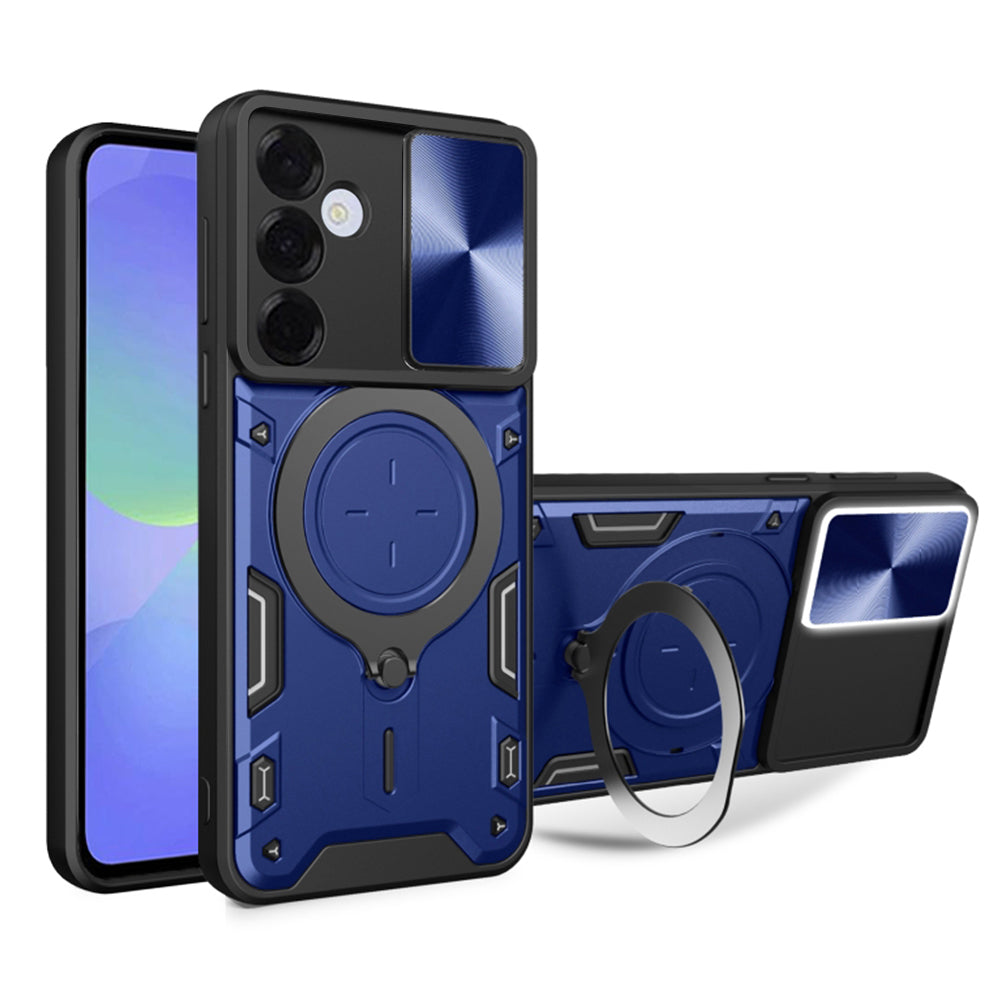 Puzdro pre Samsung Galaxy A37 5G, Techsuit, CamGuard Pro, Modrá