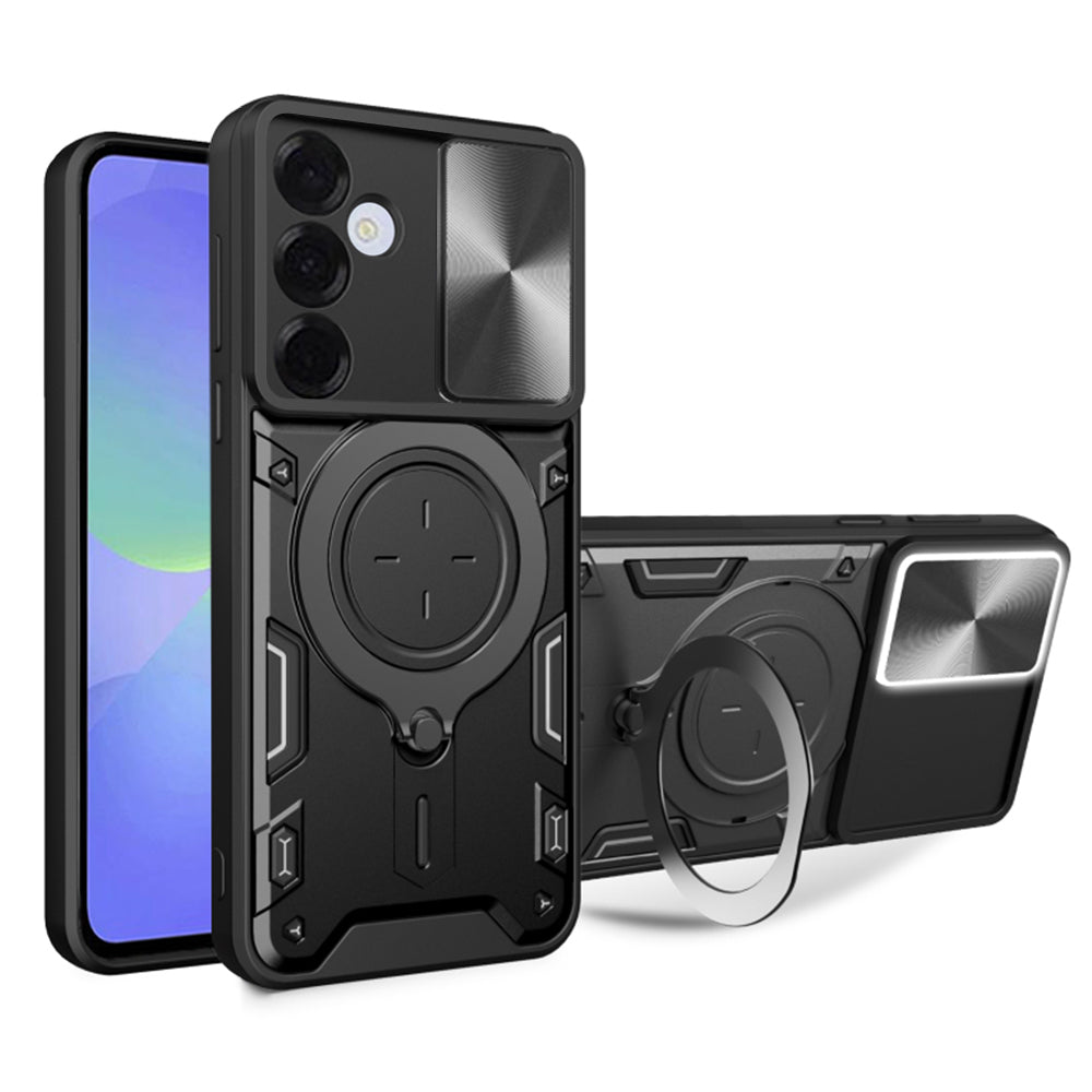 Puzdro pre Samsung Galaxy A37 5G, Techsuit, CamGuard Pro, Čierne