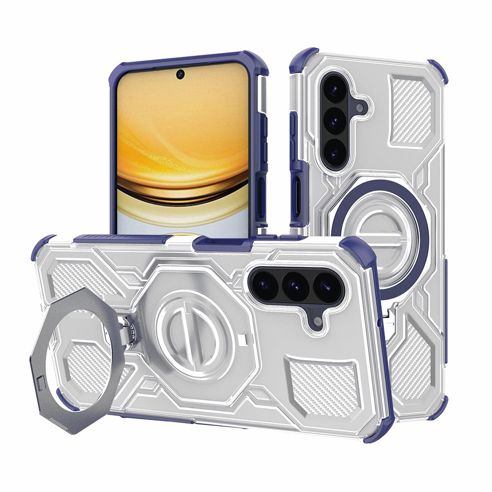 Puzdro pre Samsung Galaxy A37 5G, Techsuit, Carbon Shield Pro, Modrá