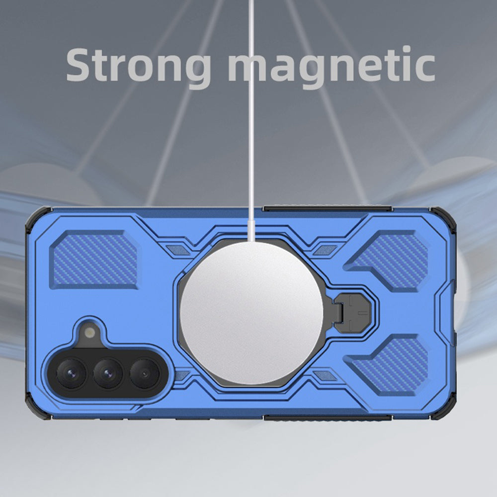 Puzdro pre Samsung Galaxy A37 5G, Techsuit, Carbon Shield Pro, Modrá