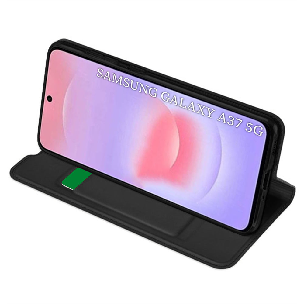 Puzdro pre Samsung Galaxy A37 5G, Techsuit, Magskin Book, Čierne