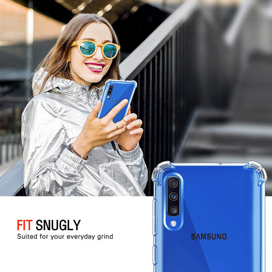 Puzdro pre Samsung Galaxy A50s A507 / A30s A307 / A50 A505, Techsuit, Odolné proti nárazom, Priehľadné