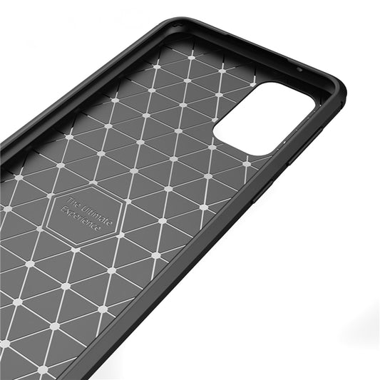 Puzdro pre Samsung Galaxy A52s 5G A528 / A52 5G A526 / A52 A525, Techsuit, Karbón, Čierna