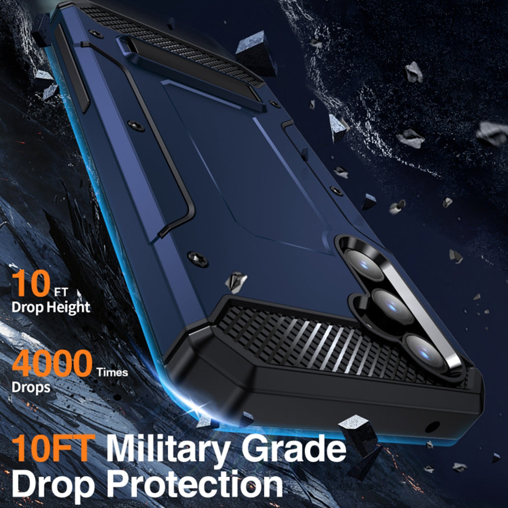 Puzdro pre Samsung Galaxy A54 A546, Techsuit, Hybrid Armor Kickstand, Modrá