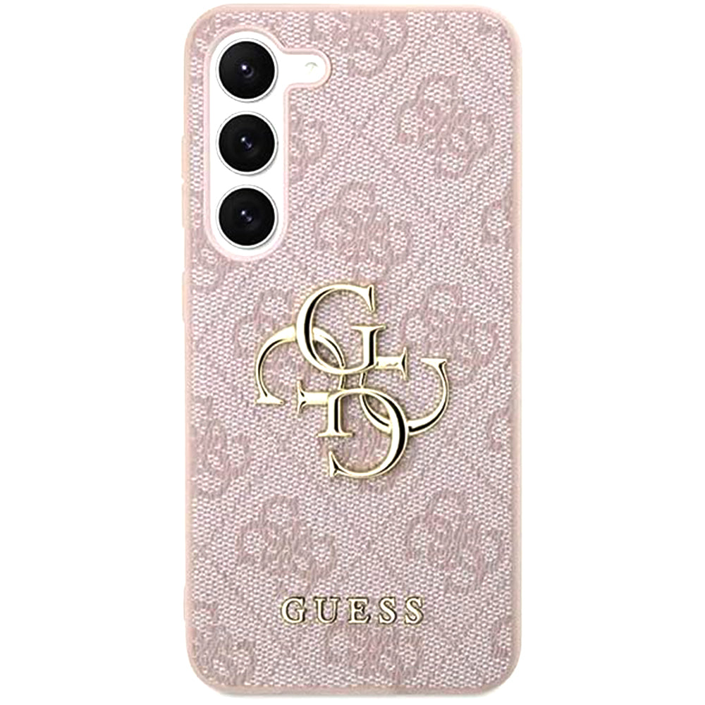 Puzdro pre Samsung Galaxy A55 5G A556, Guess, 4G Big Logo, Ružové.