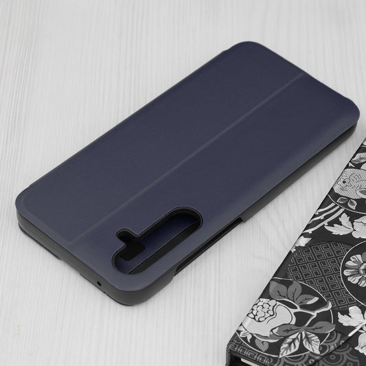 Puzdro pre Samsung Galaxy A55 5G A556, Techsuit, eFold, Tmavomodrá