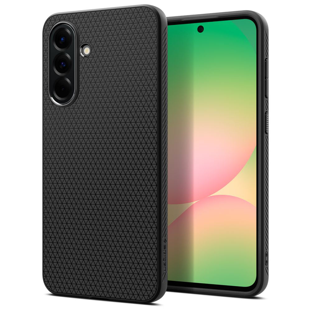 Puzdro pre Samsung Galaxy A56 A566, Spigen, Liquid Air, Matná čierna ACS09291