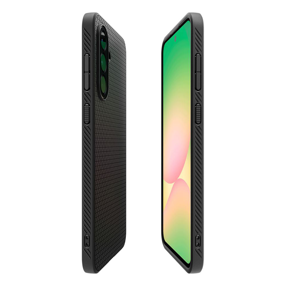 Puzdro pre Samsung Galaxy A56 A566, Spigen, Liquid Air, Matná čierna ACS09291