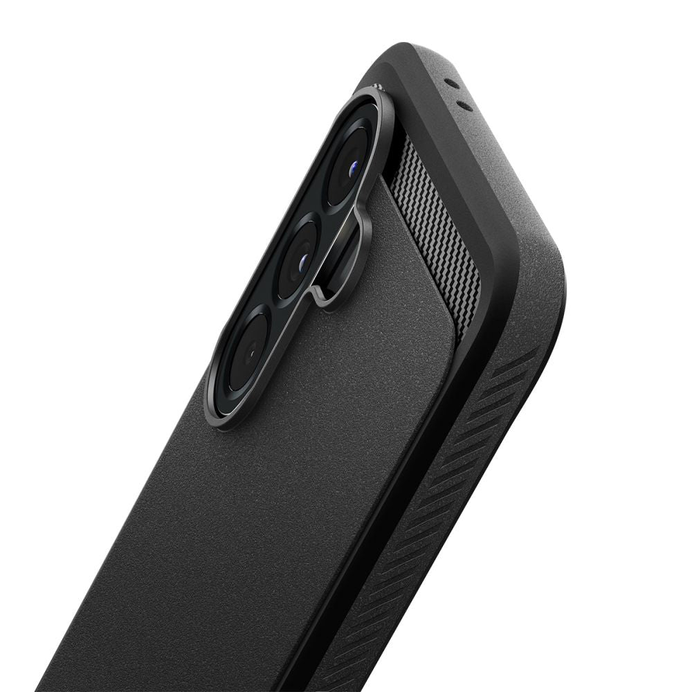 Puzdro pre Samsung Galaxy A56 A566, Spigen, Rugged Armor, Čierne ACS09225