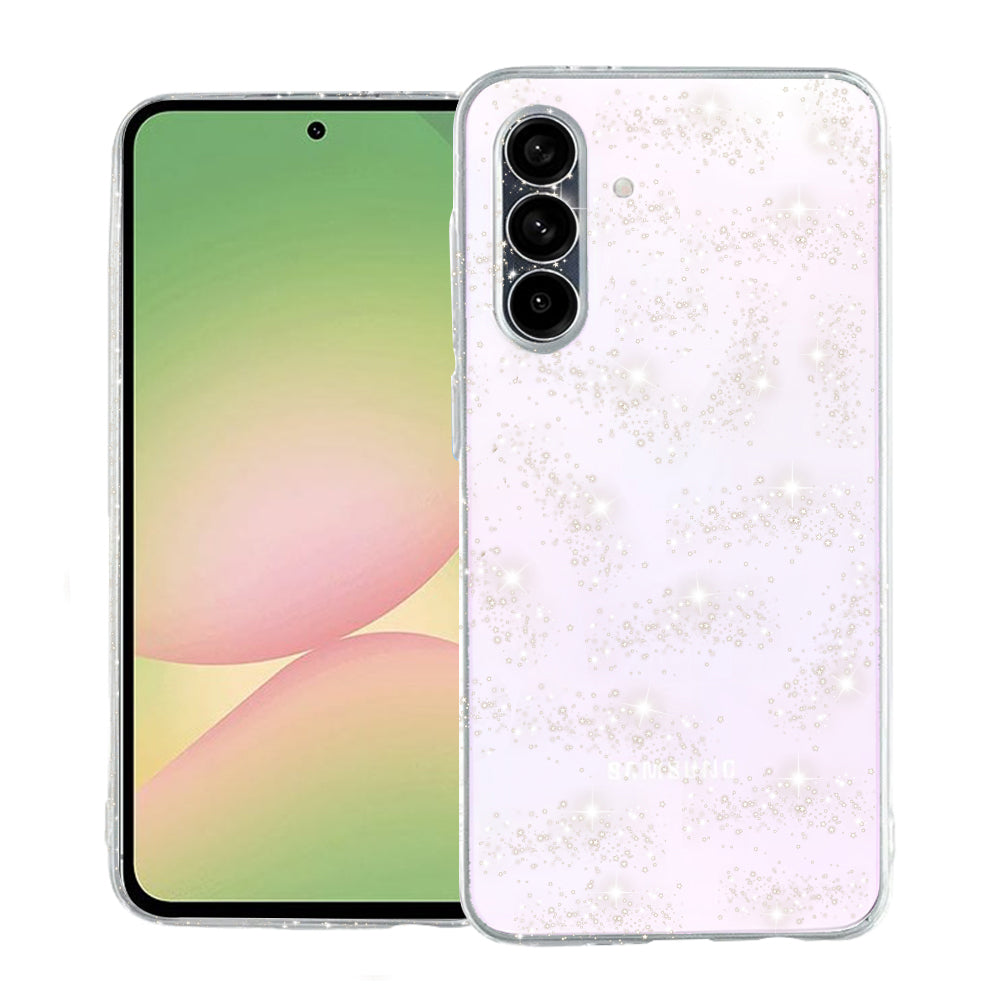Puzdro pre Samsung Galaxy A56 A566, Techsuit, SparkleSkin, Priehľadné