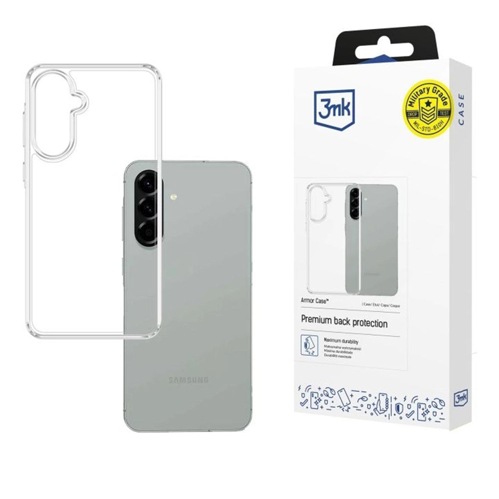 Puzdro pre Samsung Galaxy A57 5G, 3MK, Armor, Transparenté