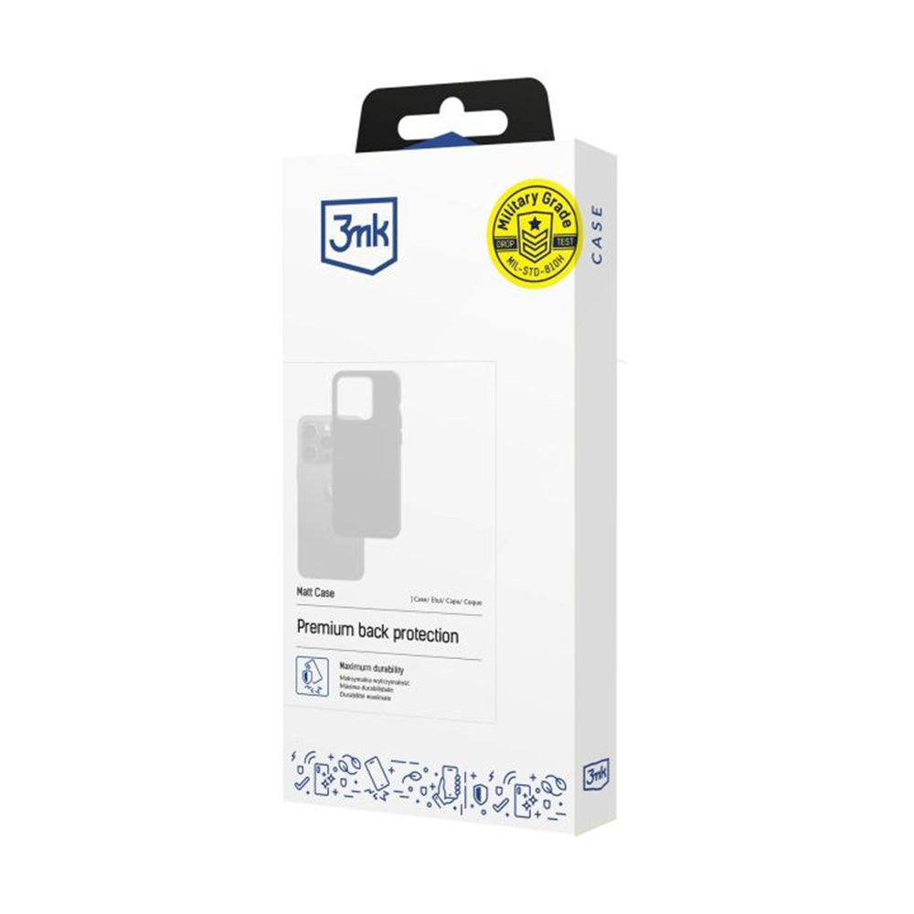 Puzdro pre Samsung Galaxy A57 5G, 3MK, Matné Čierne