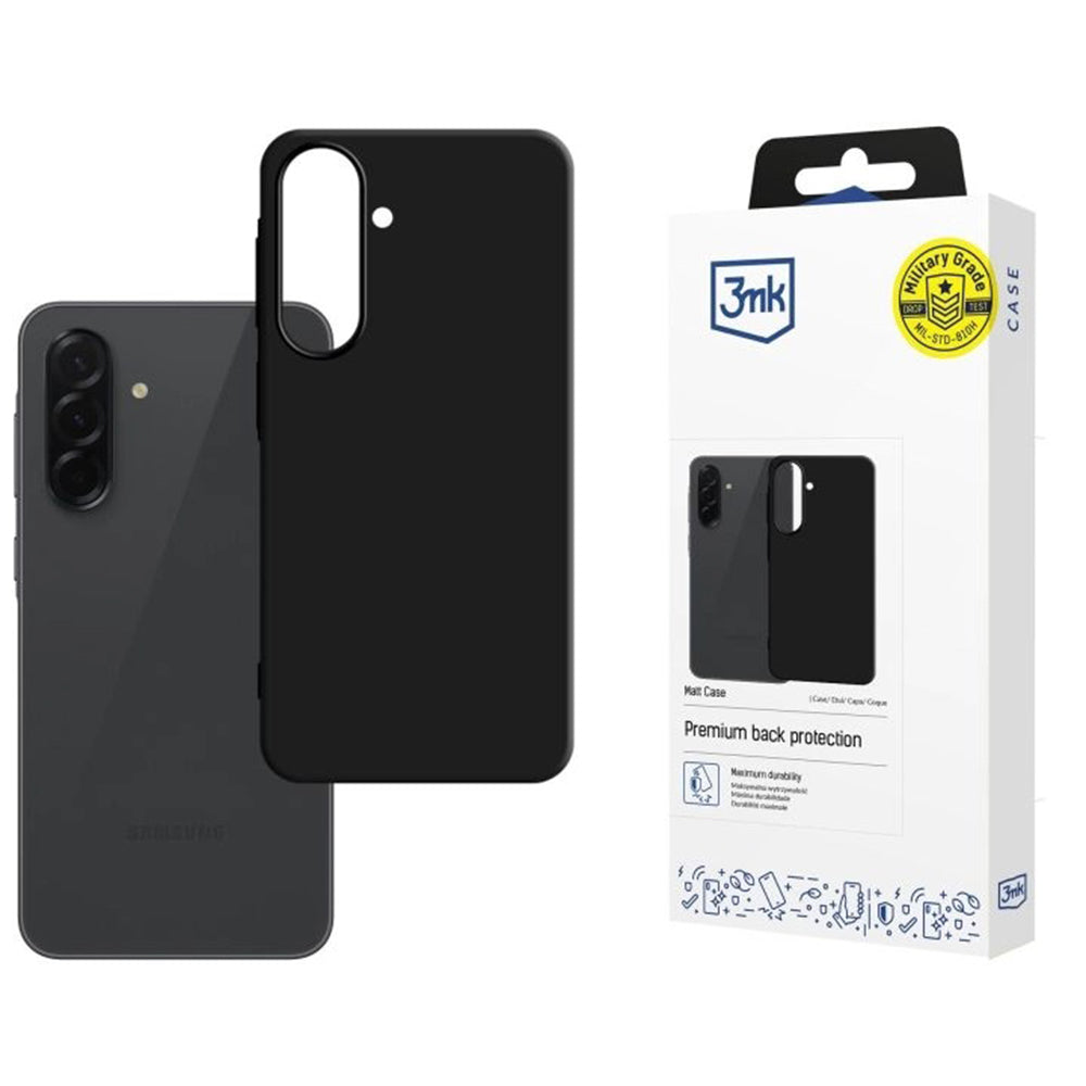 Puzdro pre Samsung Galaxy A57 5G, 3MK, Matné Čierne
