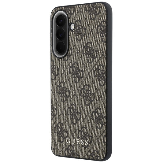 Puzdro na Samsung Galaxy A57 5G, Guess, 4G Classic Logo Charm, Hnedé