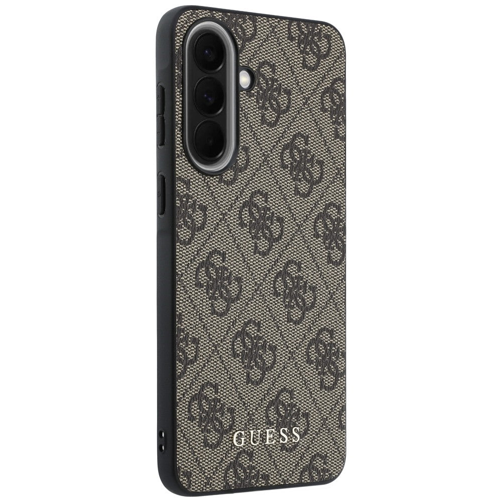 Puzdro na Samsung Galaxy A57 5G, Guess, 4G Classic Logo Charm, Hnedé