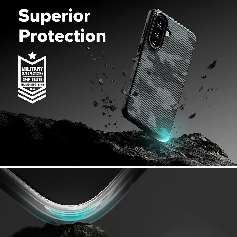 Puzdro pre Samsung Galaxy A57 5G, Ringke, Onyx, Camouflage