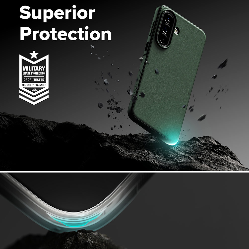 Puzdro pre Samsung Galaxy A57 5G, Ringke, Onyx, Tmavozelená