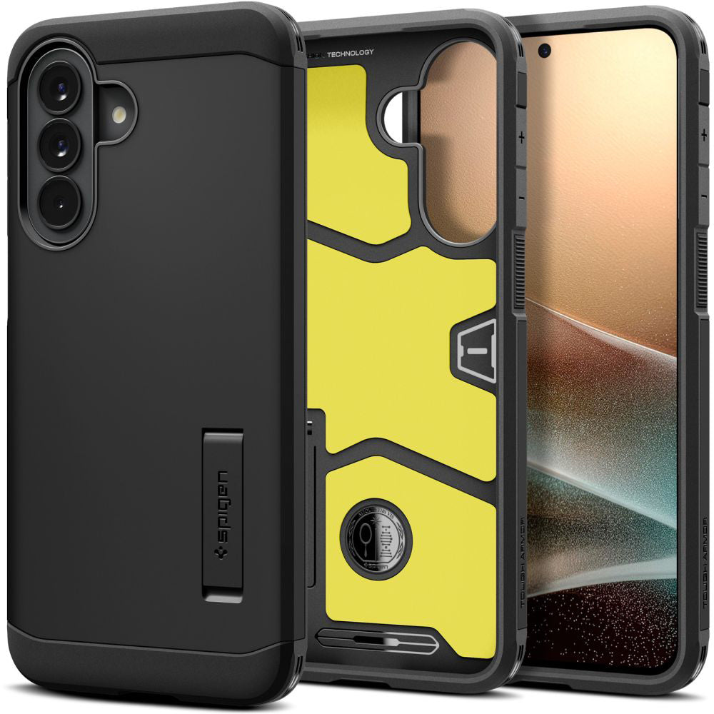 Puzdro pre Samsung Galaxy A57 5G, Spigen, Tough Armor, Čierne ACS11125