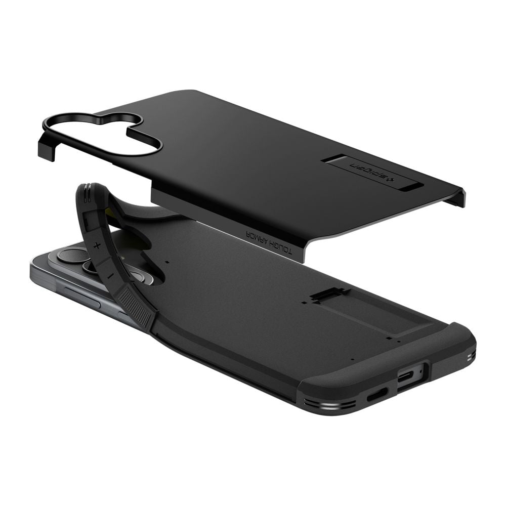 Puzdro pre Samsung Galaxy A57 5G, Spigen, Tough Armor, Čierne ACS11125