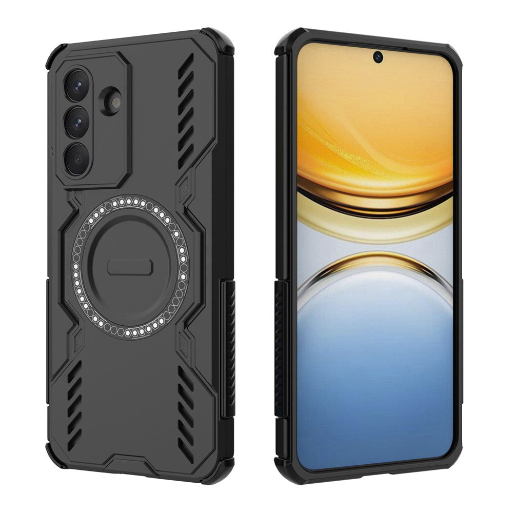 Puzdro MagSafe pre Samsung Galaxy A57 5G, Techsuit, ArmorMag, Čierne