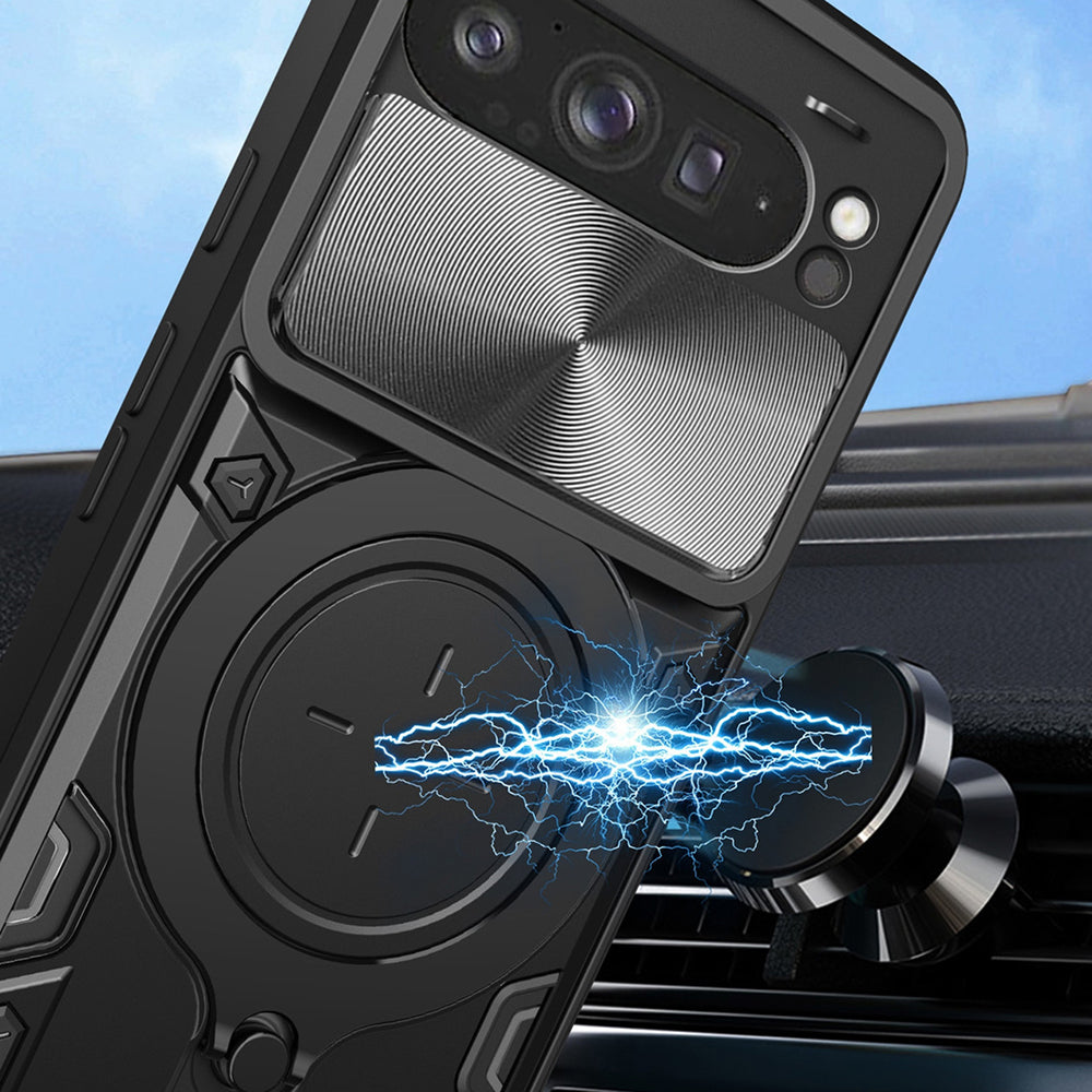 Puzdro pre Samsung Galaxy A57 5G, Techsuit, CamGuard Pro, Fialové