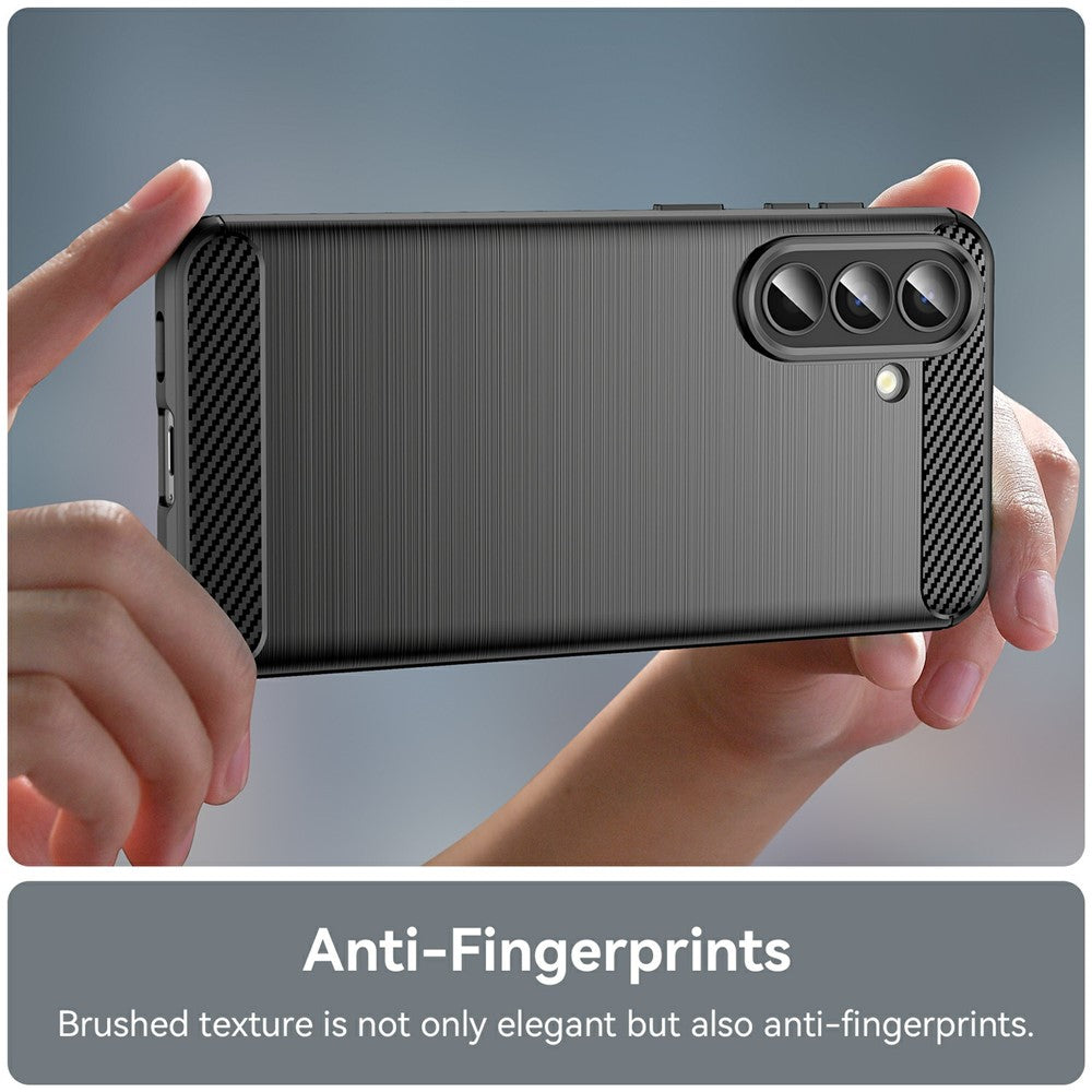 Puzdro pre Samsung Galaxy A57 5G, Techsuit, Carbon, Čierne