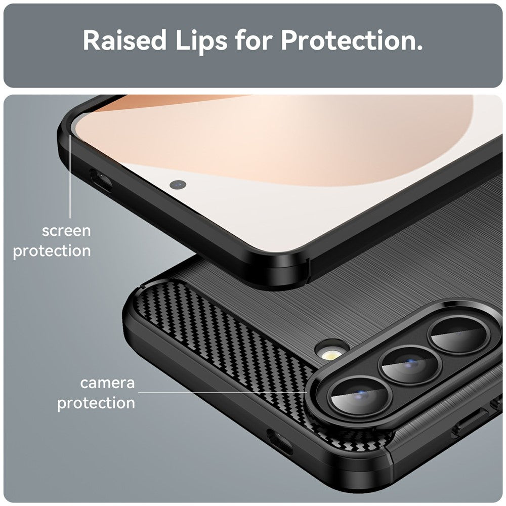 Puzdro pre Samsung Galaxy A57 5G, Techsuit, Carbon, Čierne