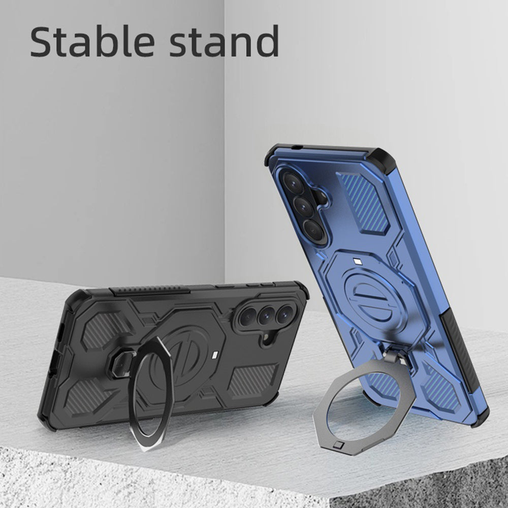 Puzdro pre Samsung Galaxy A57 5G, Techsuit, Carbon Shield Pro, Fialové