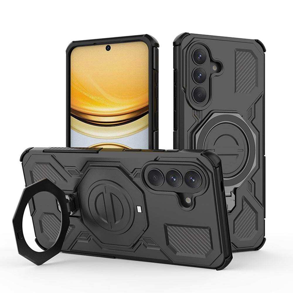 Puzdro pre Samsung Galaxy A57 5G, Techsuit, Carbon Shield Pro, Čierne
