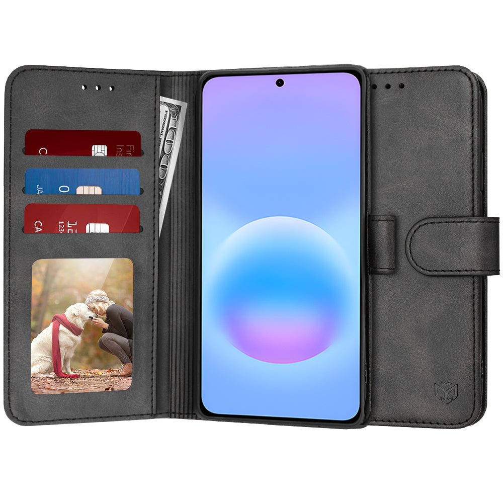 Puzdro pre Samsung Galaxy A57 5G, Techsuit, Diary Book, Čierne