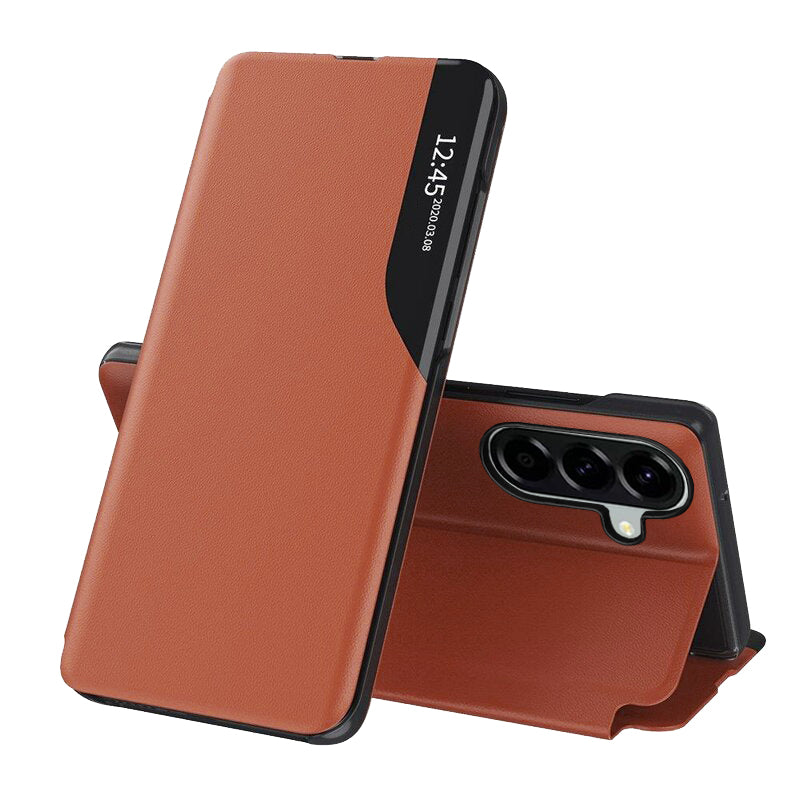 Puzdro pre Samsung Galaxy A57 5G, Techsuit, eFold, Oranžové