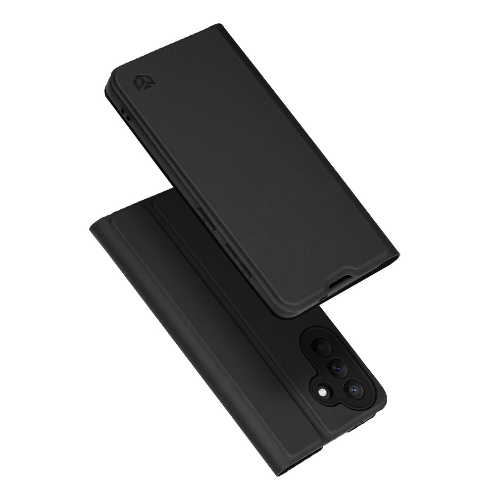 Puzdro pre Samsung Galaxy A57 5G, Techsuit, Magskin Book, Čierne