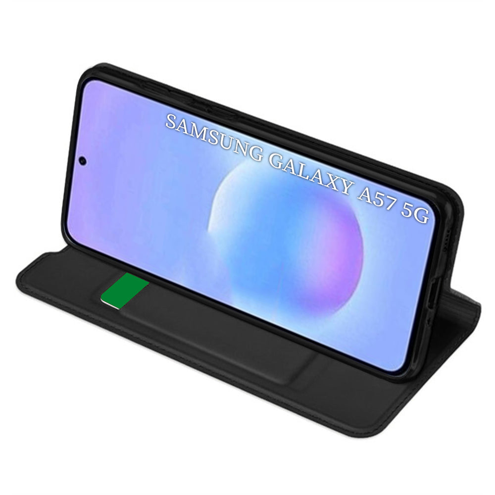 Puzdro pre Samsung Galaxy A57 5G, Techsuit, Magskin Book, Čierne