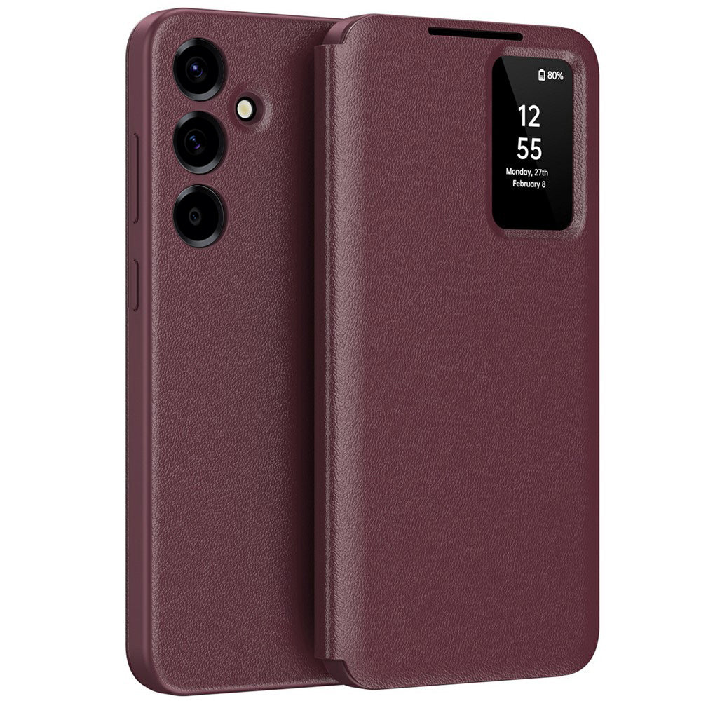 Puzdro pre Samsung Galaxy A57 5G, Techsuit, SmartView, Červené