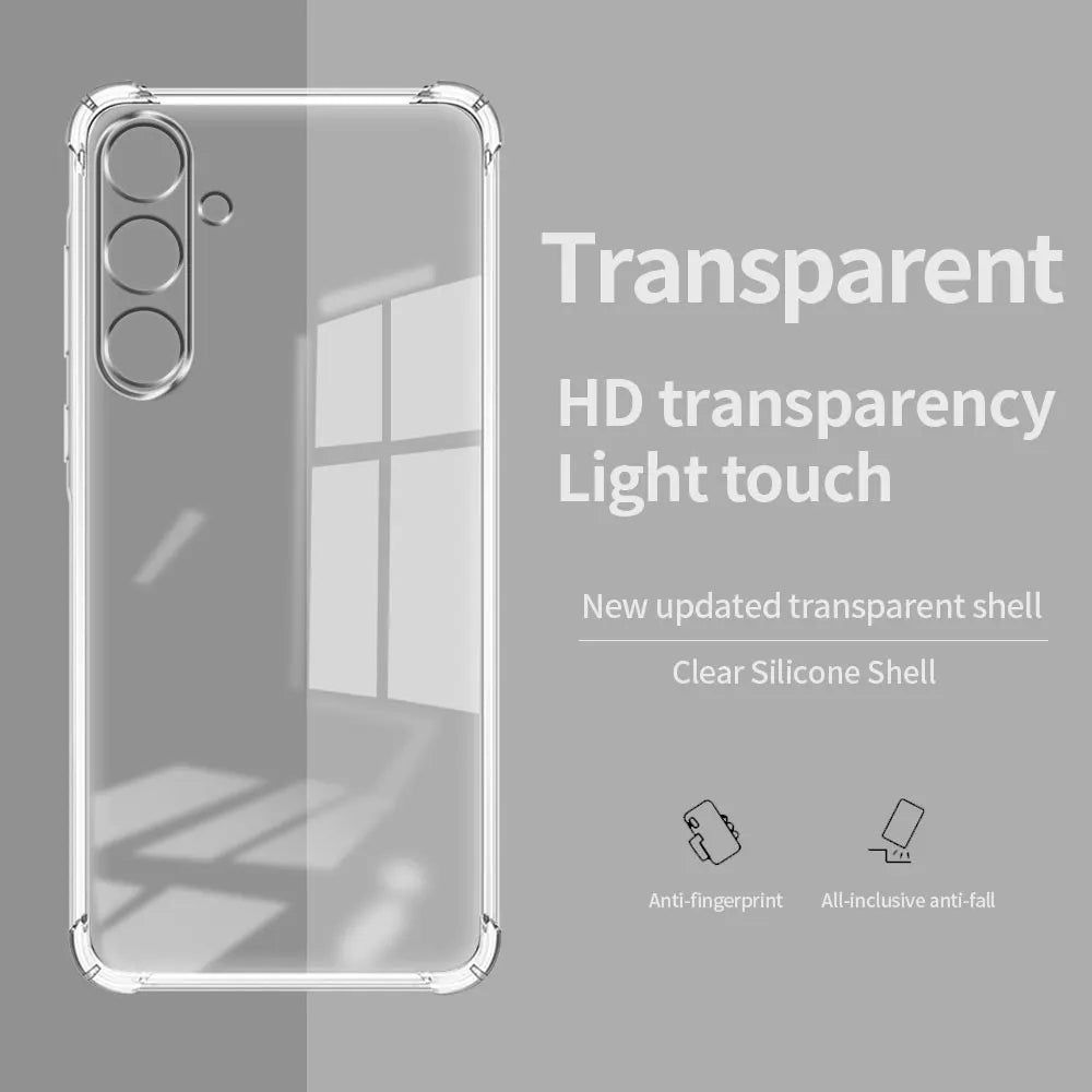 Puzdro pre Samsung Galaxy M15, Techsuit, Shockproof Clear, Transparentné