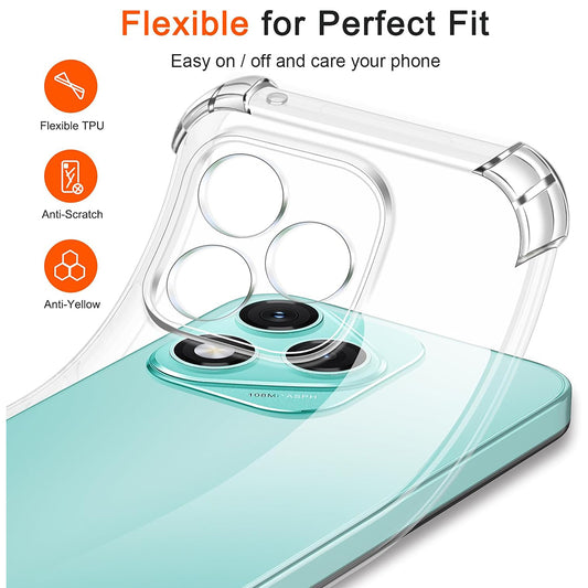 Obal na Samsung Galaxy M56 M566, Techsuit, nárazuvzdorný priehľadný, transparentný