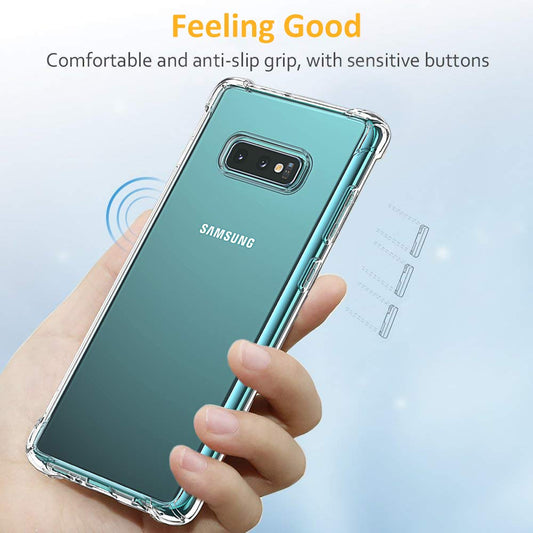 Obal na Samsung Galaxy S10e G970, Techsuit, nárazuvzdorný priehľadný, transparentný