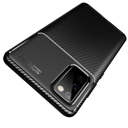 Puzdro pre Samsung Galaxy S20 FE 2022 G781 / S20 FE 5G G781 / S20 FE G780, Techsuit, CarbonFiber, Čierna