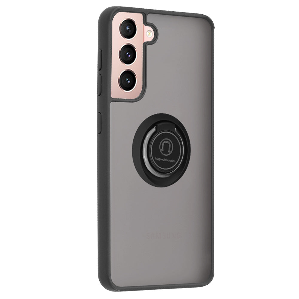 Puzdro pre Samsung Galaxy S21 5G G991, Techsuit, Glinth, Čierne
